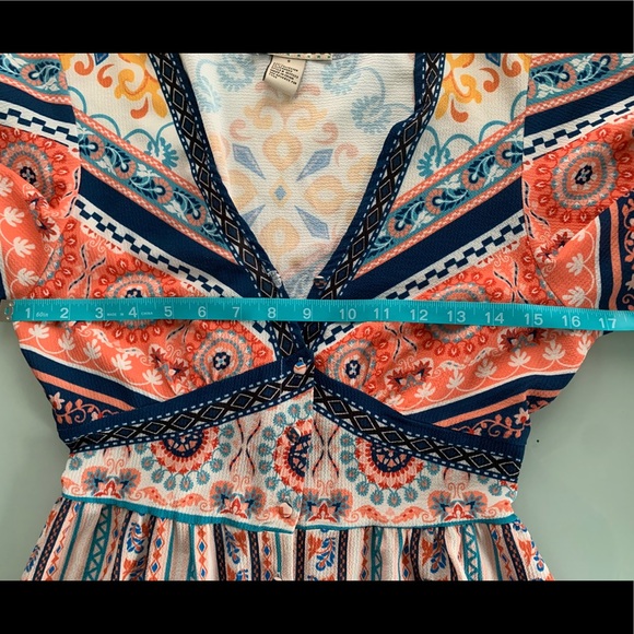 Flying Tomato Button Front Flutter Sleeve Small - Picture 7 of 7